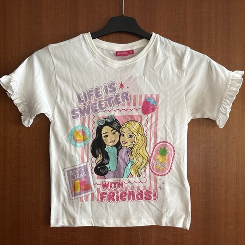 Barbie shirt weiß 128 - gr.,