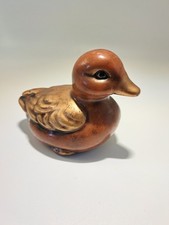 Altbayerische Wachskunst – Handarbeit – kleine Ente – Wachsfigur - Höhe 7 cm