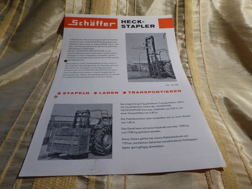 Werbeblatt schäffer hecklader - schäffer,