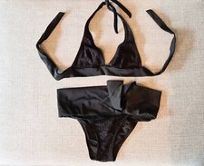 Calzedonia Triangelbikini Glanzstoff und dekoratives Lochmuster (unterfüttert)