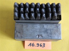 DDR Schlagbuchstaben 3 mm A-Z  Einschlagbuchstaben Schlagstempel Punziereisen