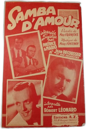 Samba amour max françois - samba,