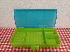 Tupperware * Pausenbuffet * Maxi Twin Brotdose * Vesperbox Snacky A132 * grün