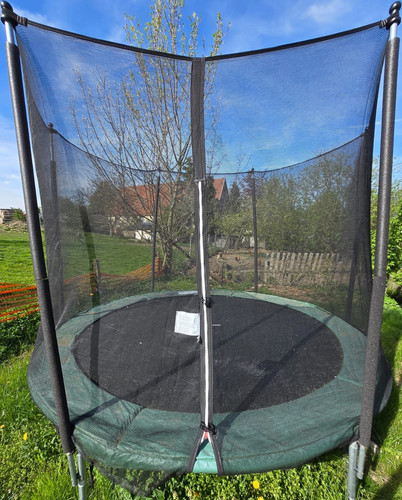 Trampolin 305 schwarz grün - 305, cm