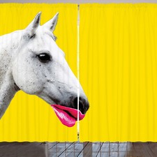 Modern Rustikale Gardine Pferd