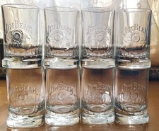 Jim Beam * Kentucky Straight Bourbon Whiskey Glas * 8x