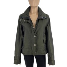 Cerruti 1881 Damen Dunkelgrün Gefütterter Mantel Größe 46 Eu 42 UK 14 US 12