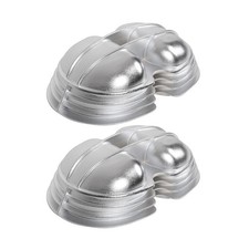 Motorrad Ventildeckel für BMW 2 Ventiler / R-Modelle silber