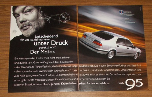 Seltene werbung saab - saab, 9-5