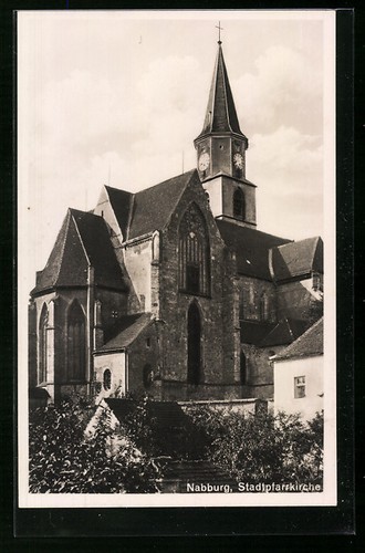 Ansichtskarte nabburg die - nabburg,,