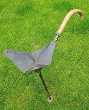 Alte Antike Jagd Sitzstock 2