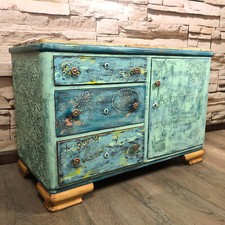 shabby chic Kommode Unikat Holz Einzelstück upcycling rustikal vintage Sideboard