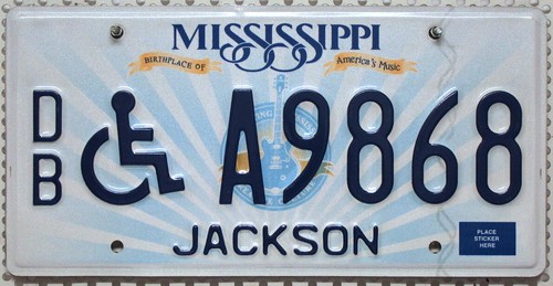Mississippi nummernschild usa - mississippi,