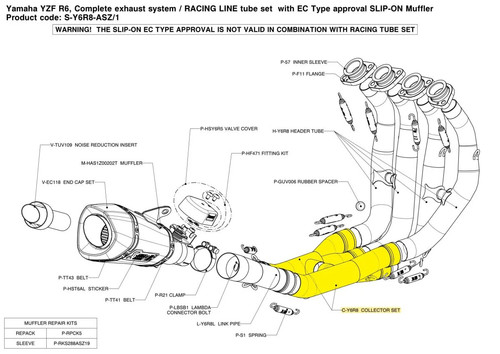 Akrapovic rohr sammler - akrapovic,