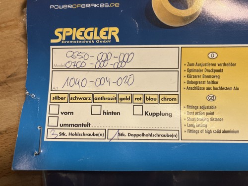 Stahlflex bremsleitung für - stahlflex,