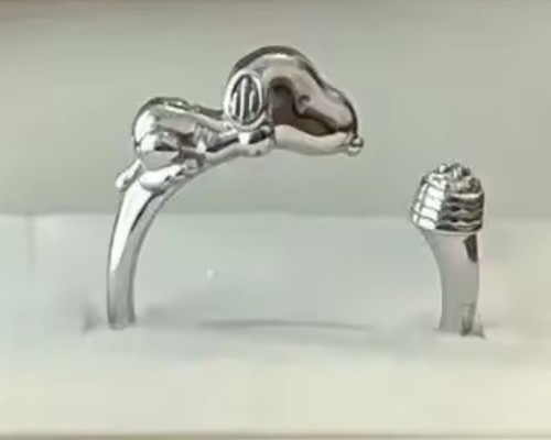Snoopy ring verstellbar - ring,