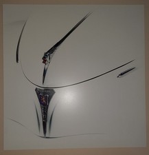 Foto vom Peugeot 203, ca. 50 x 50 cm (Kalenderblatt)