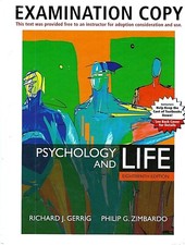 Psychology and Life Eighteenth