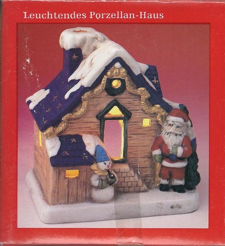 Weihnachtsleuchthaus aus