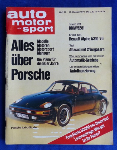 Auto motor sport heft - motor, 21/1977