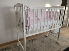 Baby Bett Beistellbett Weiß