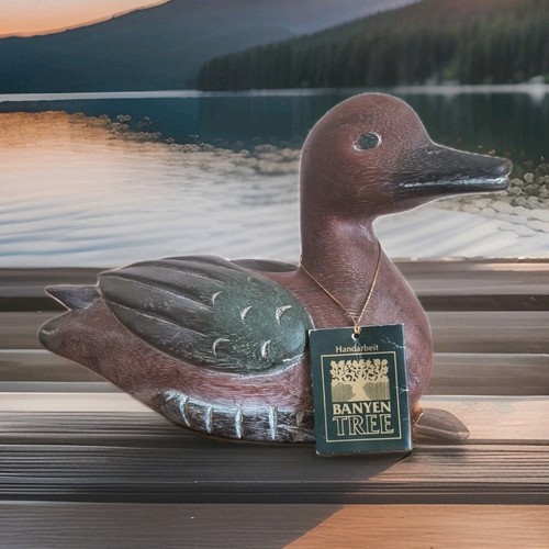 Ente aus banyen holz - ente,
