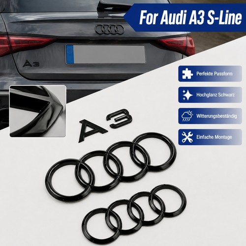 Emblem ringe für audi - emblem, a3