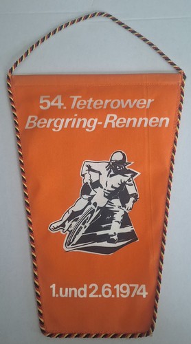 Speedway wimpel 1974 teterow - ,