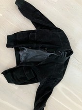 Jacke Herren Gr. 50 von Guy Laroche schwarz Ziegen Leder 100%