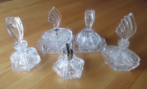 Frisiertischgarnitur aus glas - frisiertischgarnitur,