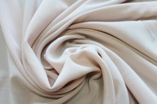 Seidenstoff 11,00€/m² reine Seide,Crepe de Chine beige zum Meterpreis G17