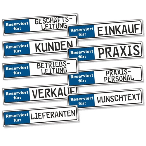 Parkplatz schilder reserviert - parkplatz,