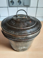 Alte Gugelhupf-,Wasserbad-,Puddingform Kuchenform mit Deckel Antik Rar