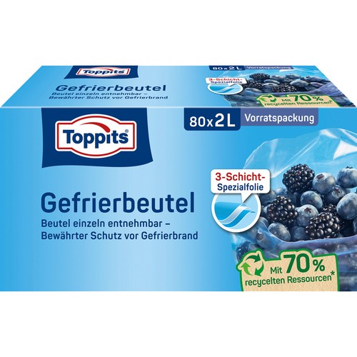 Toppits gefrier beutel gp - 2l,