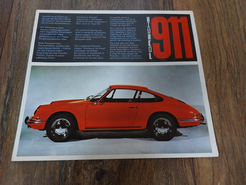 Original prospekt porsche 911 - prospekt,