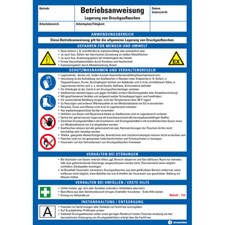 Maschinenbetriebsanweisung