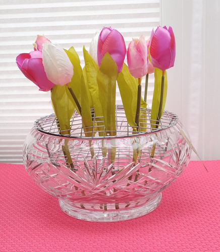 Vintage glas vase - glas, tisch