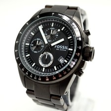 Fossil Decker Mens Black 42mm