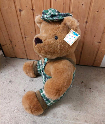 Vintage troll teddybär mit - vintage,