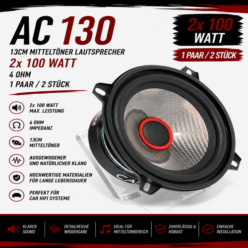 Audio system carbon 130 - system, ac