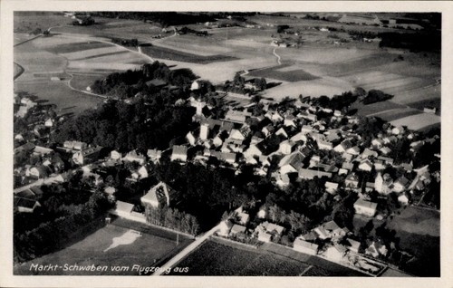 Markt schwaben oberbayern - ak,