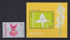 Slowenien 2005 Orchideen Mi.-Nr. 560 und Block 25 postfrisch **