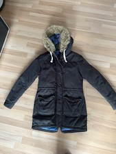 Mantel/Parka/khaki/blau Kariert/größe M