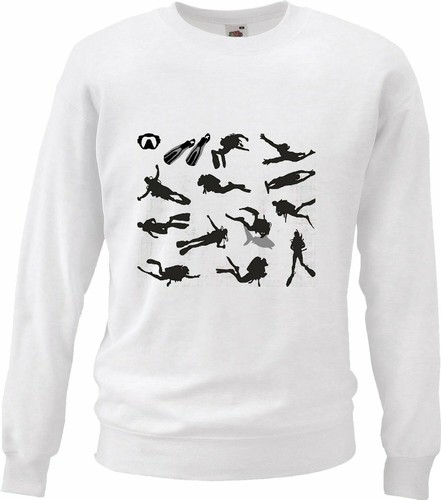 Sweatshirt silhouette tauchen - sweatshirt,