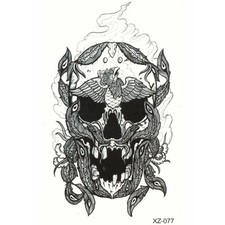 Temporäre Tattoos Totenkopf