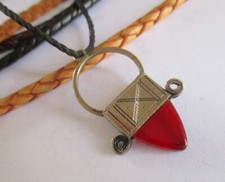 Tuareg Amulett Marokko Marrakesch Glück Geschenk Silber Handarbeit Anhänger