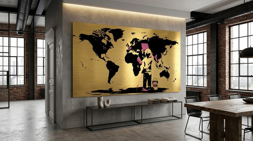 Sonderverkauf weltkarte gold - sonderverkauf!weltkarte,