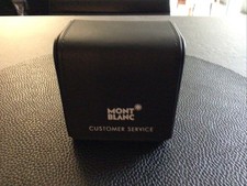 Montblanc Uhrenbox Box Transportbox Watchbox schwarz black Leder