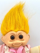 Vintage Kuschel Troll - gelbe