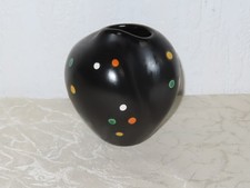 Vintage Keramik Vase Fat Lava " Punkte Desgin " gemarkt